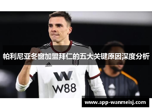 帕利尼亚冬窗加盟拜仁的五大关键原因深度分析