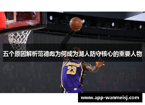 五个原因解析范德彪为何成为湖人防守核心的重要人物