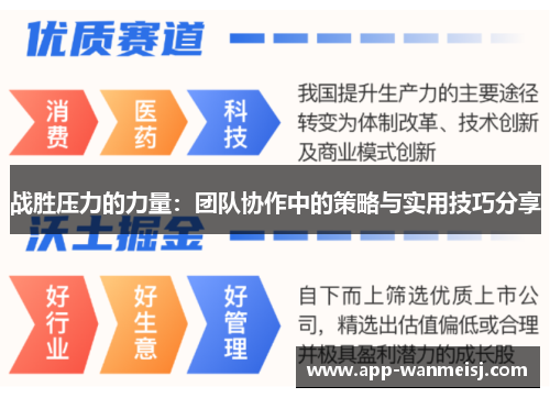 战胜压力的力量：团队协作中的策略与实用技巧分享