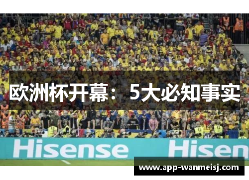 欧洲杯开幕：5大必知事实
